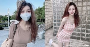 高颜值口罩正妹「只露眼也好好看」，路过公园的「性感曲线」太美！-绅士社