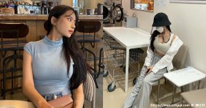 洗衣店里的「凶凶口罩正妹」，「丰满上围」实在好有份量！-绅士社