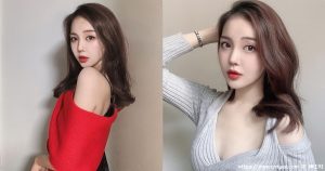 丰唇正妹「美肌好白嫩」，露香肩的辣照太勾人了～-绅士社