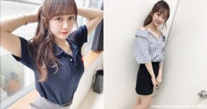 卡哇依！甜美女大生「伸展时曲线好辣」，「萌萌的学生魅力」好吸粉！-绅士社