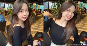 学生妹子「用餐视角太迷人」，「紧身装」魅力满分！-绅士社