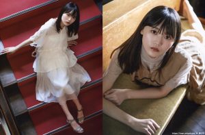 樱坂46「増本绮良」空灵气质宛如童话故事仙女般梦幻浅浅微笑蕴含致命吸引力-绅士社