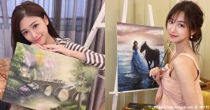 神级达人！甜美正妹「杜衫杉」兴趣是画油画，职业级作画宛如仙女！-绅士社