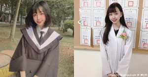 最美毕业生！医护专科正妹「鹿媗」学士照好甜美，穿上白袍气质满分！-绅士社