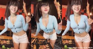 中山区串烧屋「超火辣正妹」身材好迷人！晚餐时间展现满满极品视角-绅士社