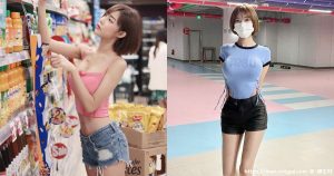 大卖场「天菜短发正妹」饱满视角真壮观！甜美高颜值让人秒融化-绅士社