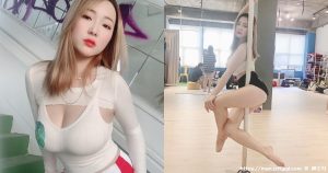 「E甜心」施菲亚Feiya爆乳辣跳钢管舞，「雪白嫩腿」直直勾进你心底！-绅士社