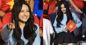 「笑眼正妹」看球赛迷倒观众！「深邃电眼＋甜甜梨涡」大爆红，竟还有超火辣Ｓ曲线！-绅士社