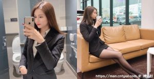 「要赏车还是赏我？」新庄BMW「正妹业务」短裙制服展现黑丝美腿-绅士社