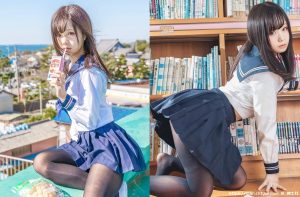 甜萌萝莉系Coser「KURUMI」结实蜜大腿超肉感穿上透肤黑丝更是犯规到一个不行-绅士社