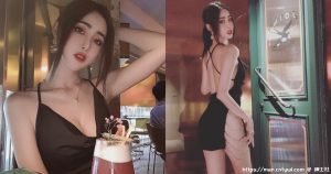 酒吧门口捕捉「野生正妹」！超邪恶洋装设计「雪白大腿」露出，还没喝醉先被辣翻！-绅士社