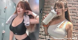 直接完胜！「周盈欣Dora」练完拳击顶出「巨猛双峰」，全场教练被R光闪到投降！-绅士社