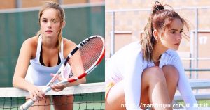 神级美颜轰动球场！15 岁正妹被封网球界「艾玛华森」！172cm 拥逆天长腿-绅士社