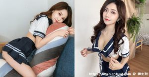 大眼学妹「佳佳儿Mimi」猛现辣翘臀，「发育美乳」号召各方学长！-绅士社